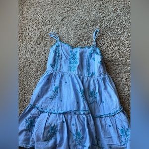 Urban Outfitters Mini Blue floral dress